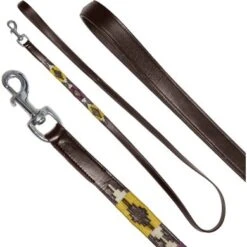 Kieffer Hondenriem Buenos Aires Bruin/Cream/Bordeaux 160cm 5 Kieffer Hondenriem Buenos Aires Bruin/Cream/Bordeaux 160cm -Huisdierbenodigdheden kieffer 539 c buenos aires hundeleine doglead brown chrome 1.d2d14d