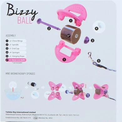 Bizzy Multifunctionele Speelbal Aqua 8 Bizzy Multifunctionele Speelbal Aqua - Afbeelding 6