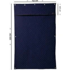 Kentucky Horsewear Kentucky Stable Curtain Navy 142x220cm 5 Kentucky Horsewear Kentucky Stable Curtain Navy 142x220cm -Huisdierbenodigdheden productkentucky 82101 03.f2086b
