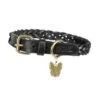 Digby & Fox By Shires Halsband Gevlochten Leder Zwart -Huisdierbenodigdheden productsh 6634 black.708a3f