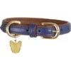 Digby & Fox Halsband Leer Navy