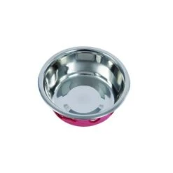 Weatherbeeta Dog Bowl Non-Slip Stainless Steel Silicone Bone Raspberry -Huisdierbenodigdheden wb 1001578009 inside.4cc0fc