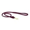 Weatherbeeta Dog Lead Rolled Leather Maroon M -Huisdierbenodigdheden wb 1001695010 wb rolled leather dog lead image studio.9f50eb