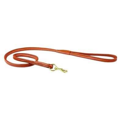 Weatherbeeta Dog Lead Rolled Leather Tan M 3 Weatherbeeta Dog Lead Rolled Leather Tan M