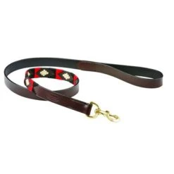 Weatherbeeta Hondenriem Polo Cowdray/Brown/Black/Red/White M